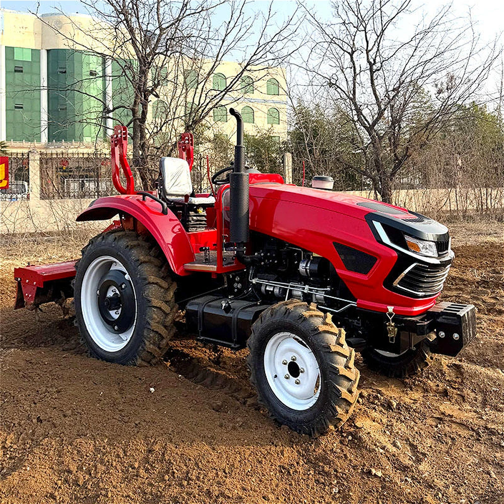 High Efficiency Easy to Maintain 50HP Diesel Crawler Tractor Compact Small Wheel Tractor for Horticultural Planting and Weeding