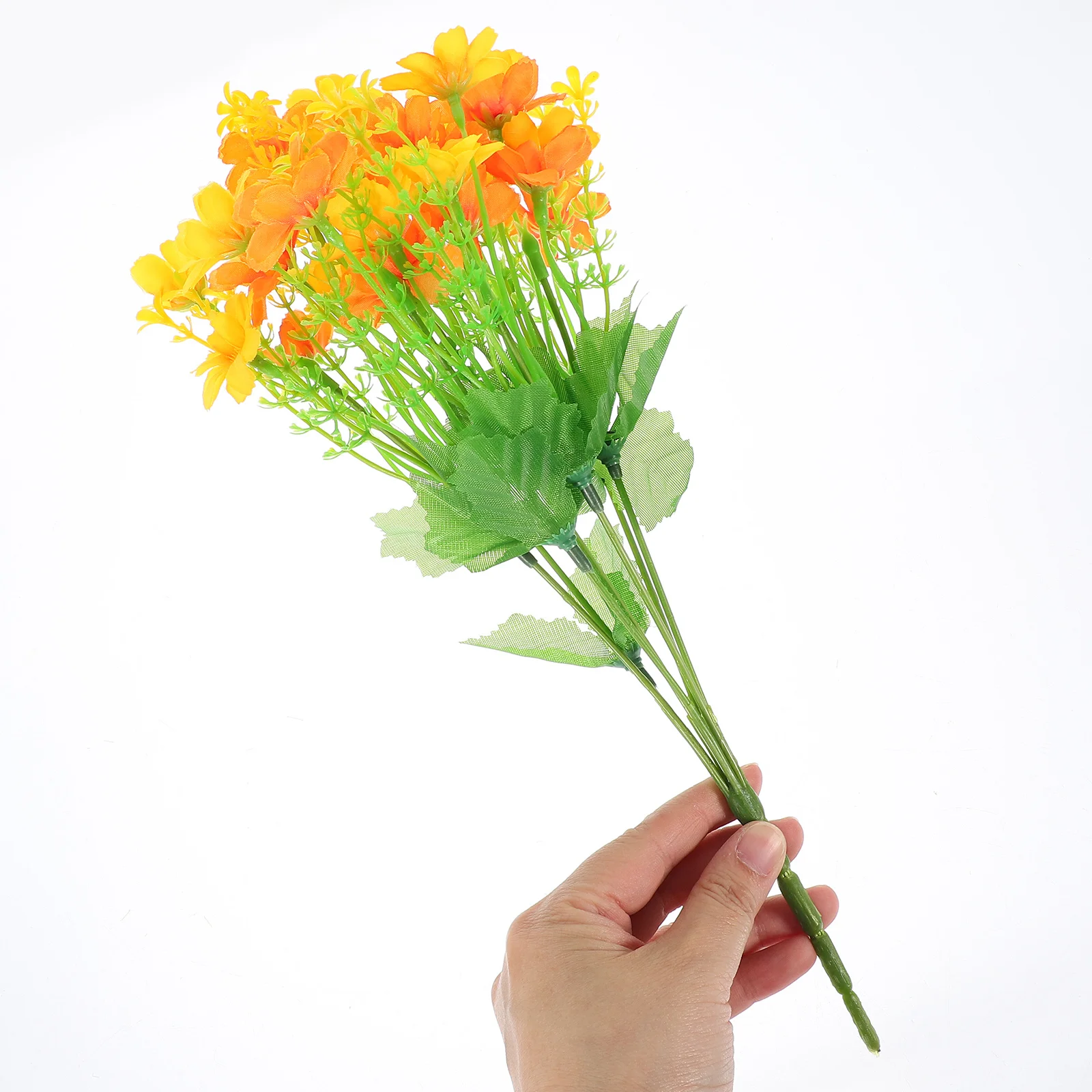 

4 Bunches Realistic Faux Daisy Artificial Flowers Simulation Decoration Wedding Bouquet Photography Prop Fake Daisies