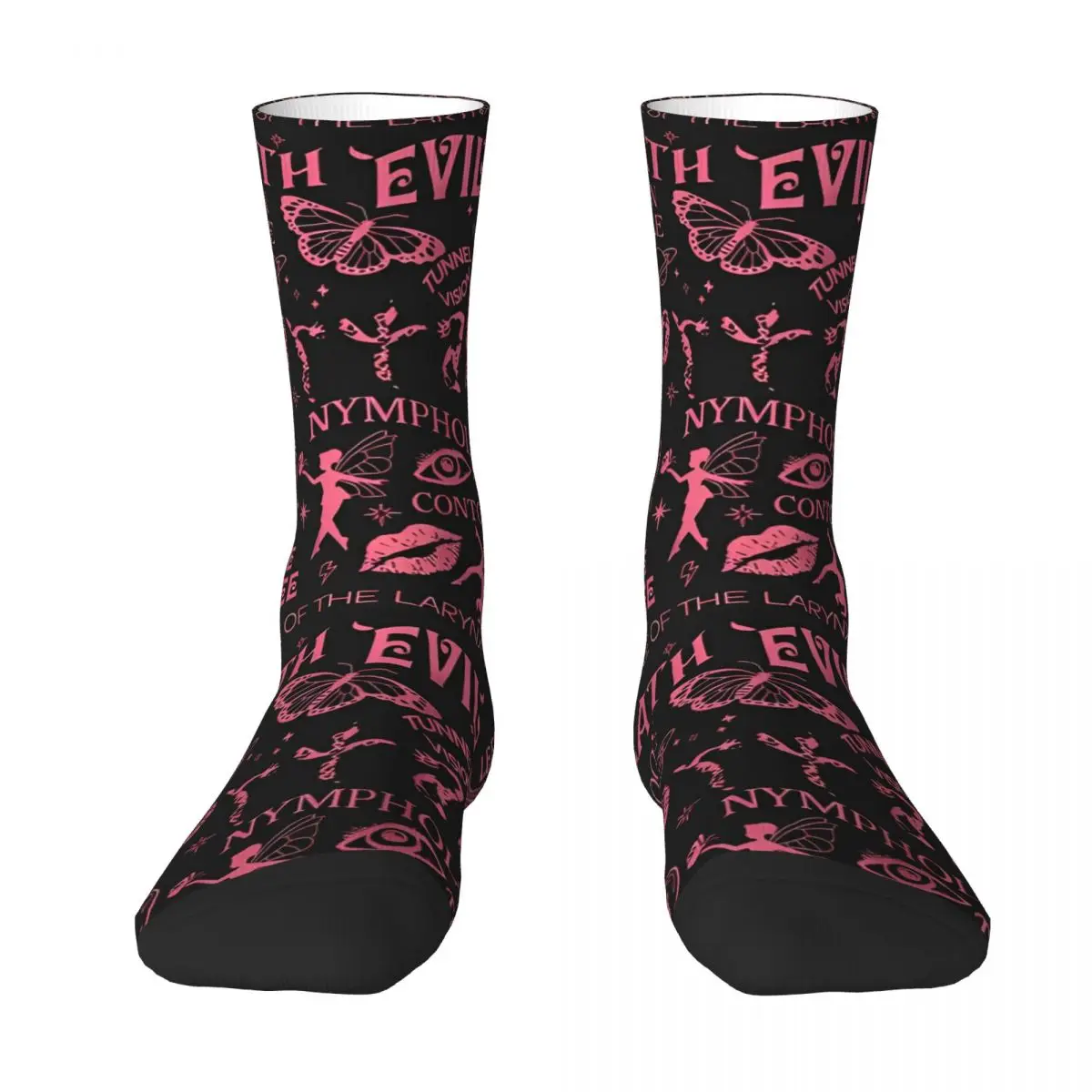 Melanie Martinez Singer Socks Portals Album Harajuku Stockings Men Quality Running Socks Winter Graphic Non Skid Socks