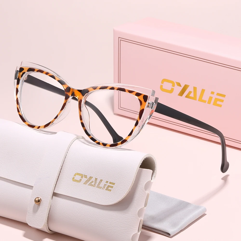 

Модные очки Oyalie «кошачий глаз» доступны в нескольких цветах, с легкими материалами и изысканной упаковкой, подходящей к различным стилям.