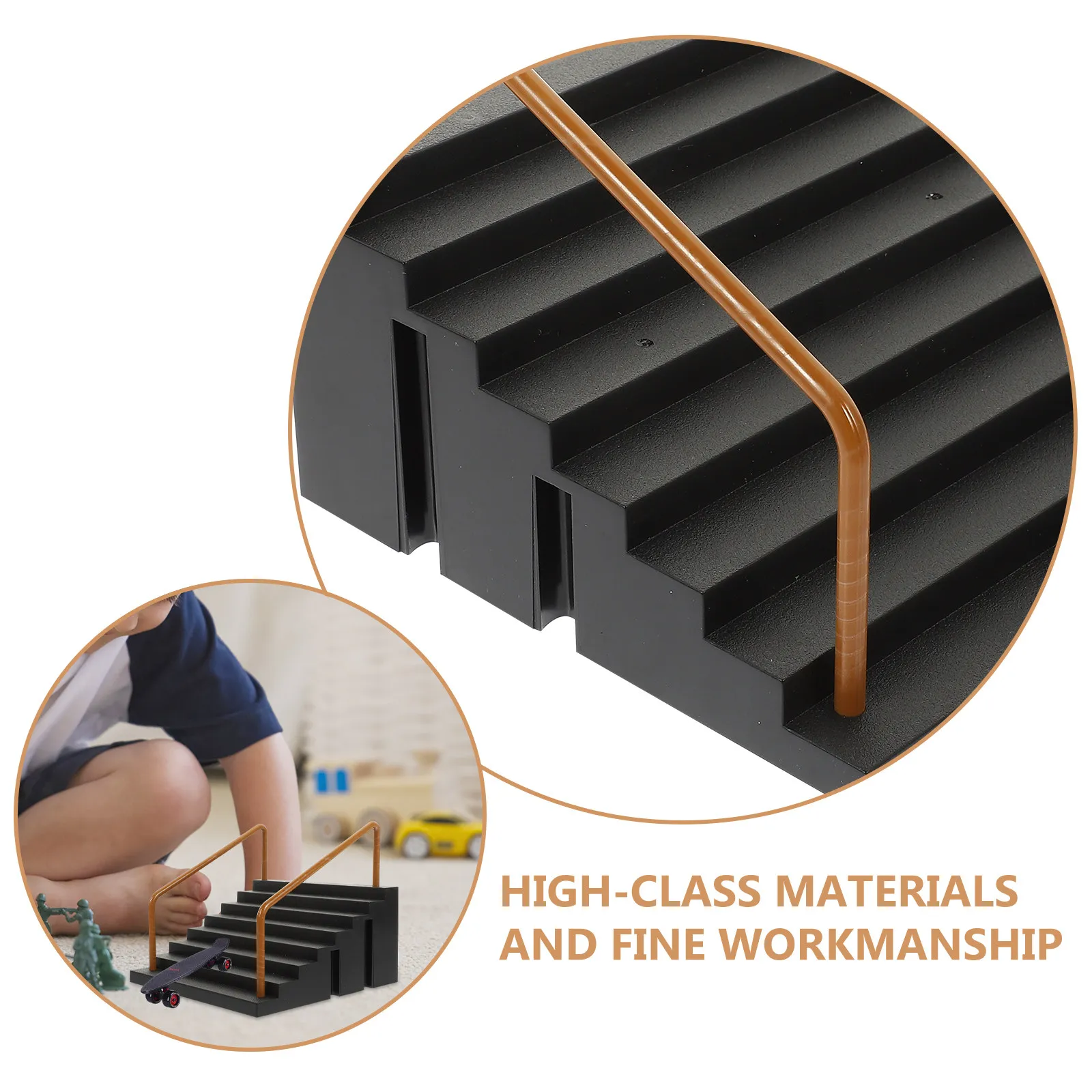 Finger Skateboard Mini High-Class Material Ramp Parts Fingerboard Obstacle Child Skateboard Accessory for Finger