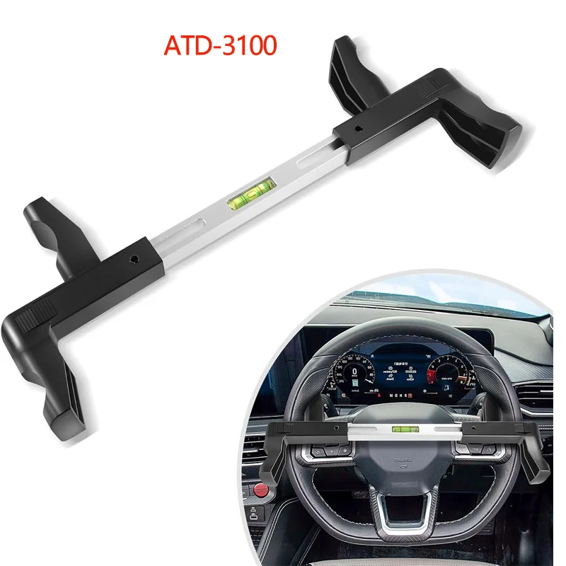 Steering Wheel Level Alignment Tool Fit for Most Steering Wheels With an Internal Diameter 170-250mm + 270-340mm, Spring-Loaded