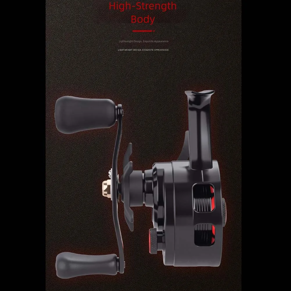 

Катушка для зимней рыбалки с высокой ножкой, проволочная чашка из алюминиевого сплава с подшипниками 3 Plus 1BB и передаточным коэффициентом скорости 321 для рыболовных работ на плоту