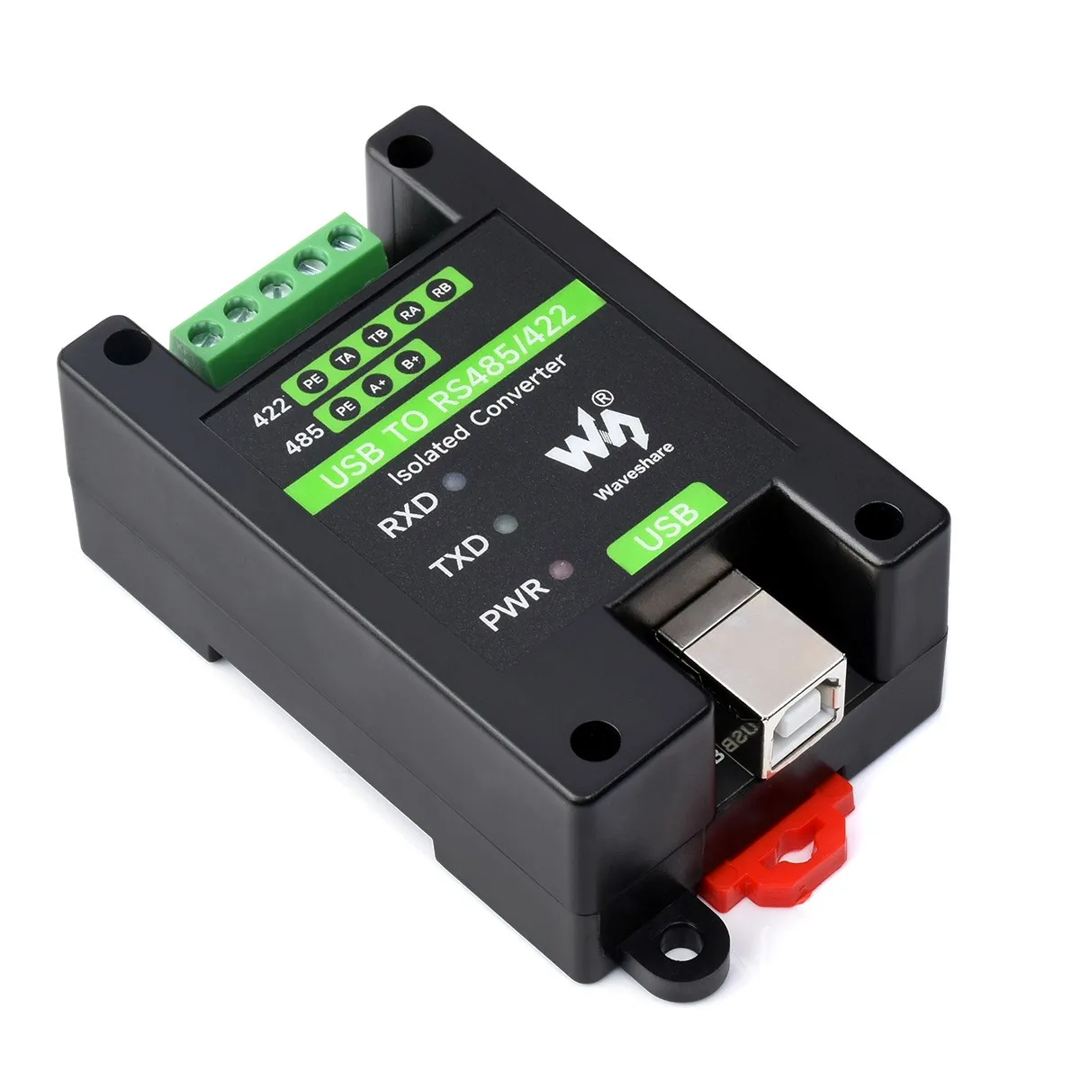Waveshare USB do RS485/422 Przemysłowy izolowany konwerter, wbudowany oryginalny FT232RL i SP485EEN, wielokrotne zabezpieczenie — zdjęcie produktu 7