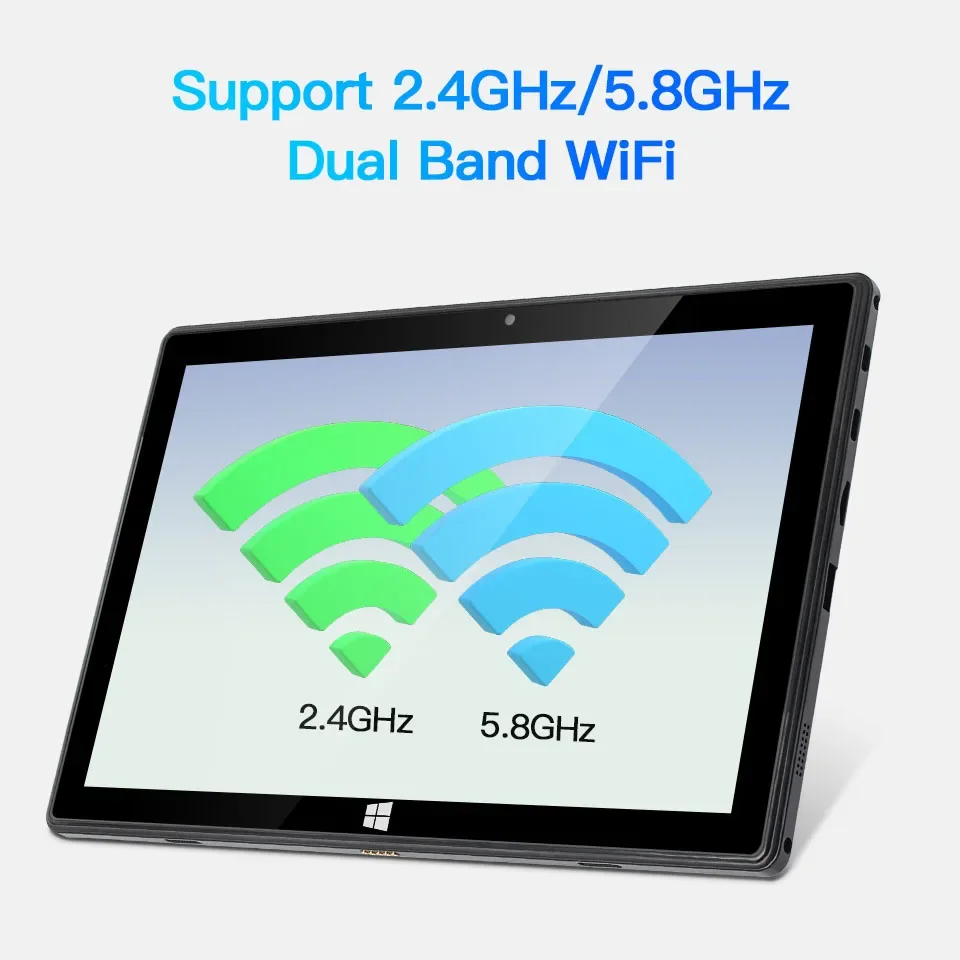 UNIWA Winpad Bt302 Windows Tablet 10.1'' HD Tablet PC WIN10/11 8GB+256GB BT Wifi Dual-Camera HDMI Interface 4000mAh Double USB