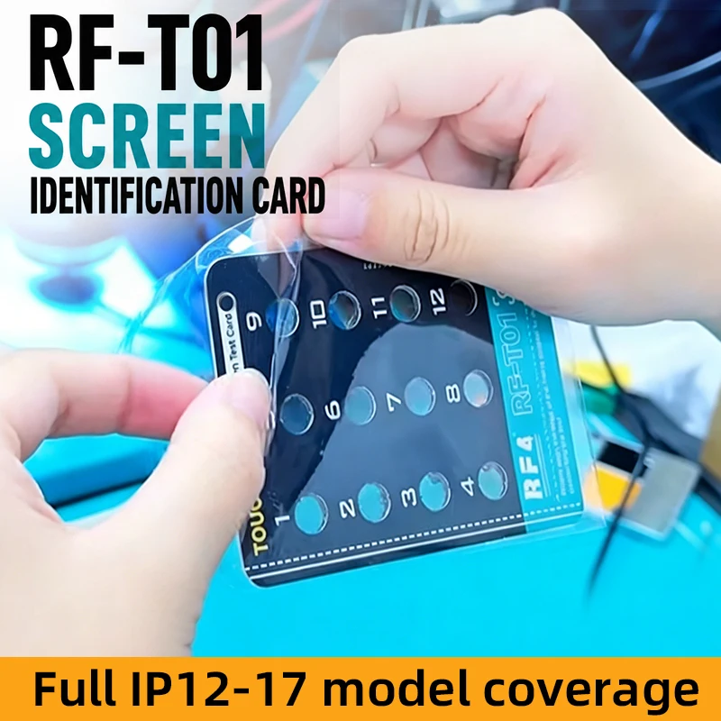 RF4 RF-T01 Touchstone Screen Identification Card for IPhone 12 To 17 Non Dismantle Quick Original Screen Check Tools