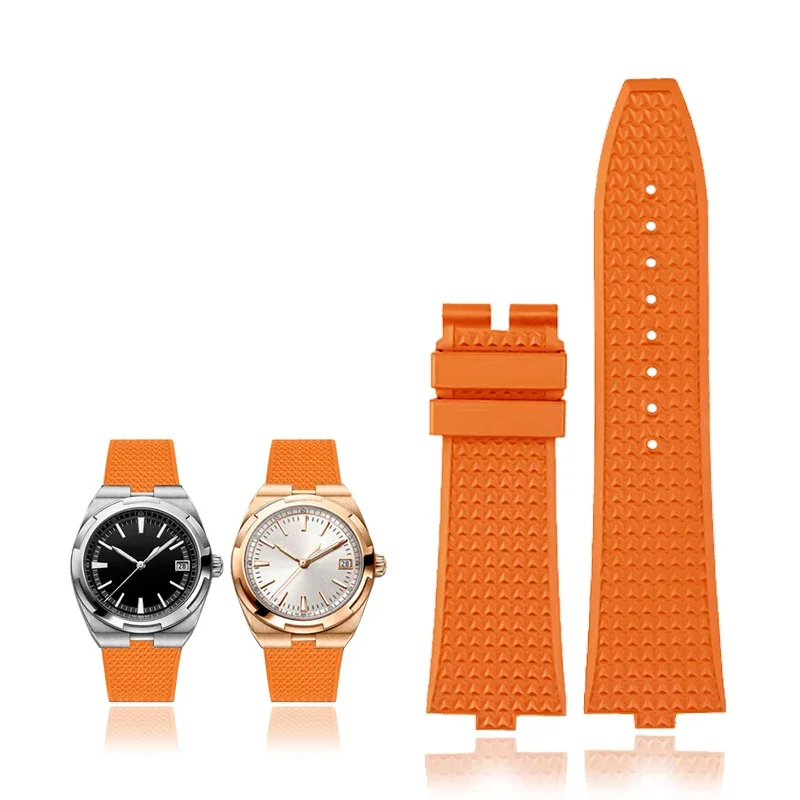 

Fluororubber Strap For Vacheron Constantin 450 Cross Sea 4500V 5500v 7900v Series Watchband higt quality Quick disassembly end