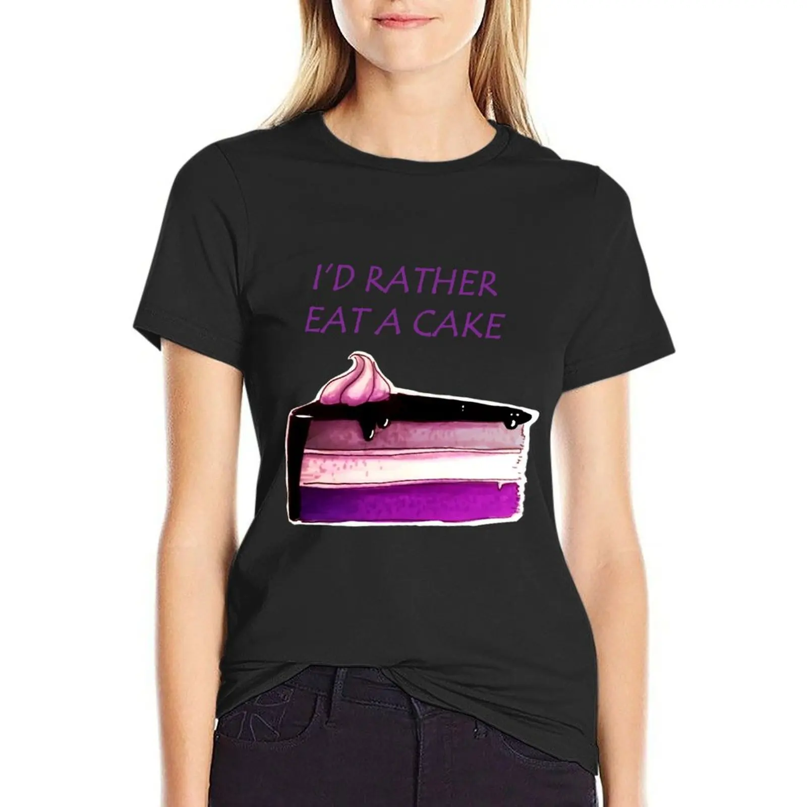 Asexual Cake T-Shirt kawaii clothes aesthetic clothes Woman clothes