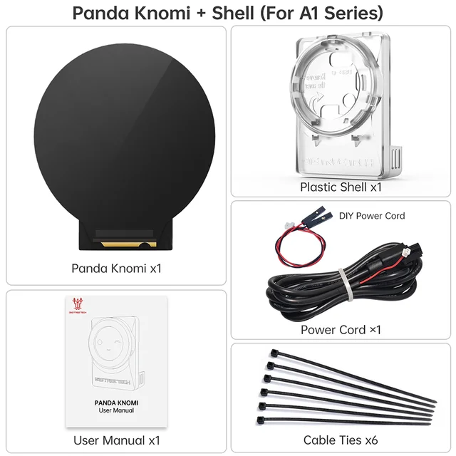 BIGTREETECH Panda Knomi экран дисплея для Bambu Lab P1 A1 X1 A1 MINI ...