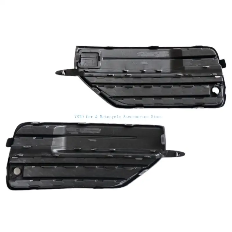 

L5BC Auto Accessory Car Front Fog Lamp Cover Lower Bumper Grille for 16-19