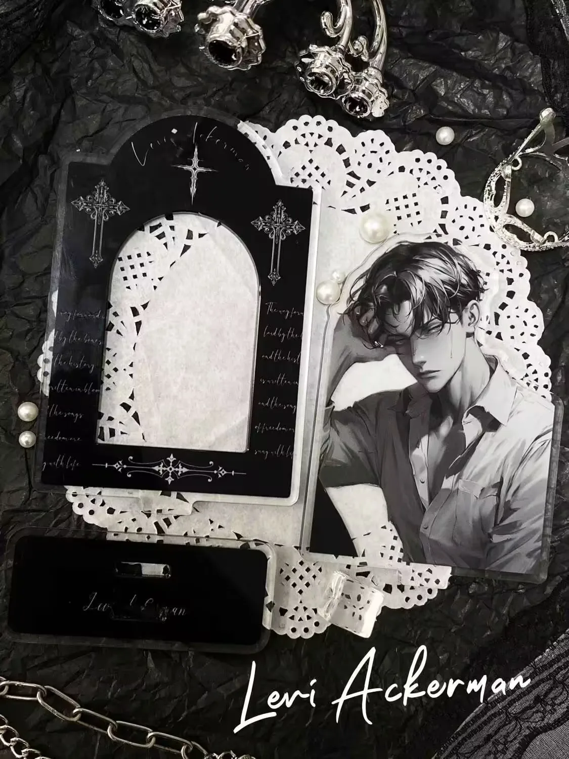 "الهجوم على العمالقة" و"ليفي" أكريليك دوجينشي، ستاندي، بضائع أنيمي ثنائية الأبعاد، مستوى مظهر عالي من تانزي، كابتن #4