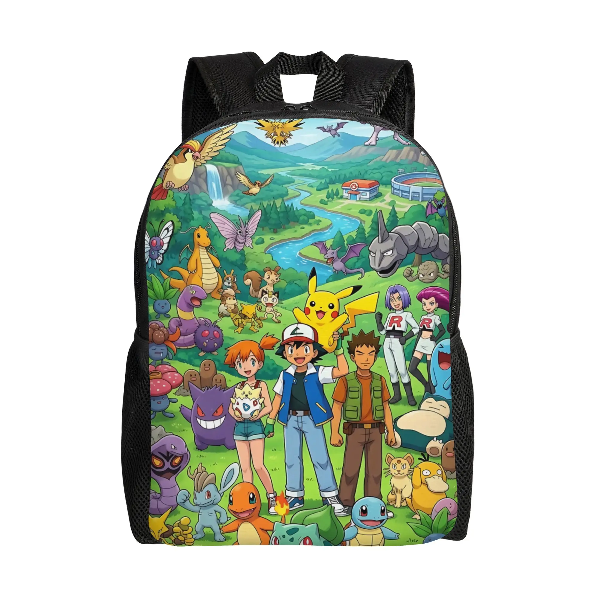 1Piece All New School Year Backpack Pokemon Unisex  Backpack