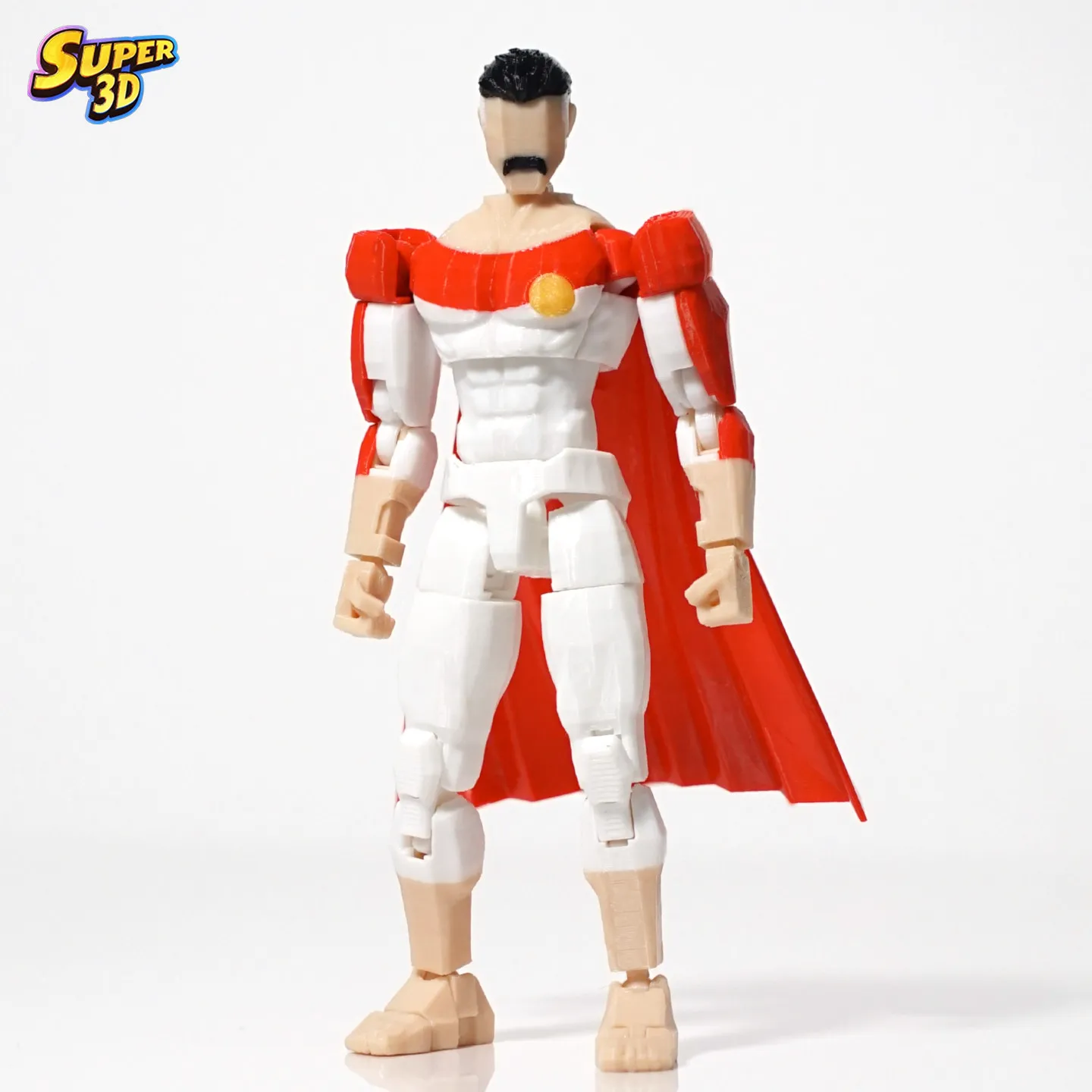 Super 3D 3D Printed Omni Man Invincible Coalition of Planets Nolan Grayson Dummy13 T13 Multi-Jointed Action Figure Toys view 3