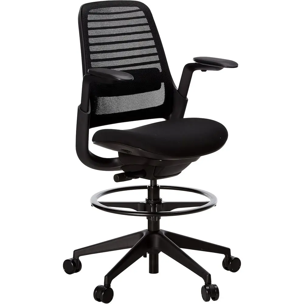 

Series 1 Stool Chair, 3D Knit Fabric (Licorice)