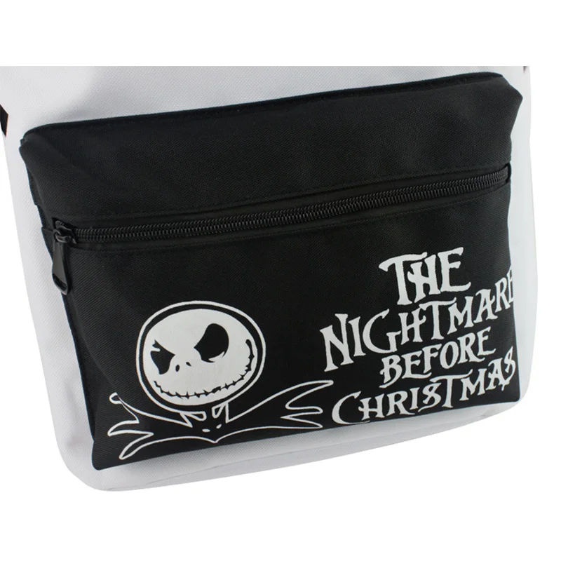 The Nightmare Before Christmas Jack Skellington Backpack Anime Cartoon Schoolbag Halloween Cosplay Backpack Travel Bag Kids Gift