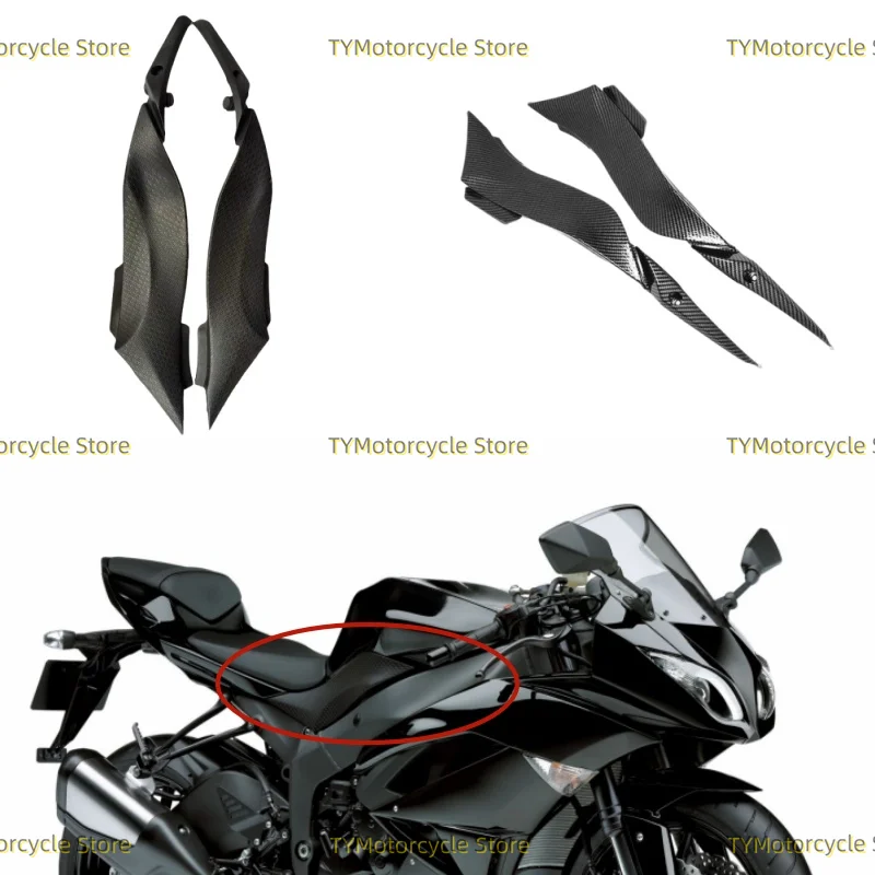 

Передний боковой обтекатель сиденья водителя бензобака, подходит для KAWASAKI ZX6R ZX-6R 636 2009 2010 2011 2012