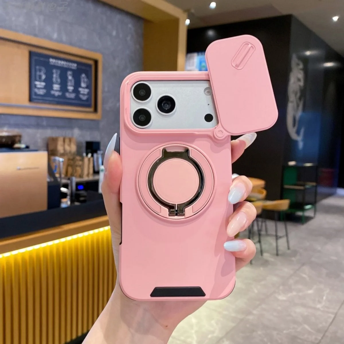 Heavy-duty Rugged Magnetic Stand Case For iPhone 18 17 Air 16 E 15 14 13 12 Pro Max Plus Slide Camera Protect For Magsafe Cover