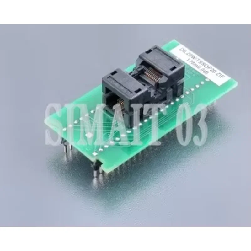 DIL20W/TSSOP20 ZIF Socket 170mil - Order No. 70-0914A for IC Testing