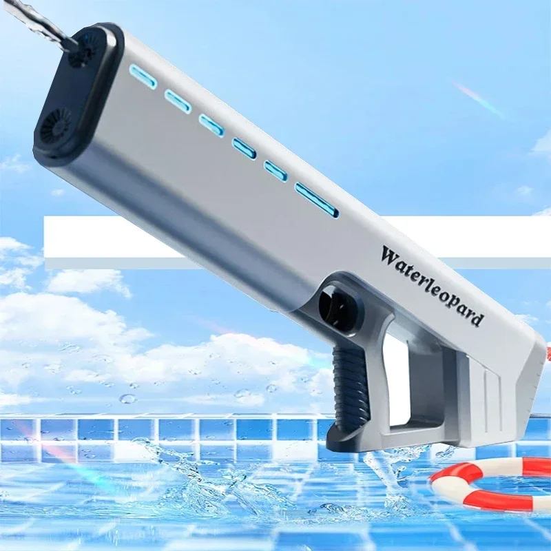 

Pulse Electric Water Gun Cool Light Full-Auto Sensor Continuous Firing Water Gun Automatic Suction Water Gun