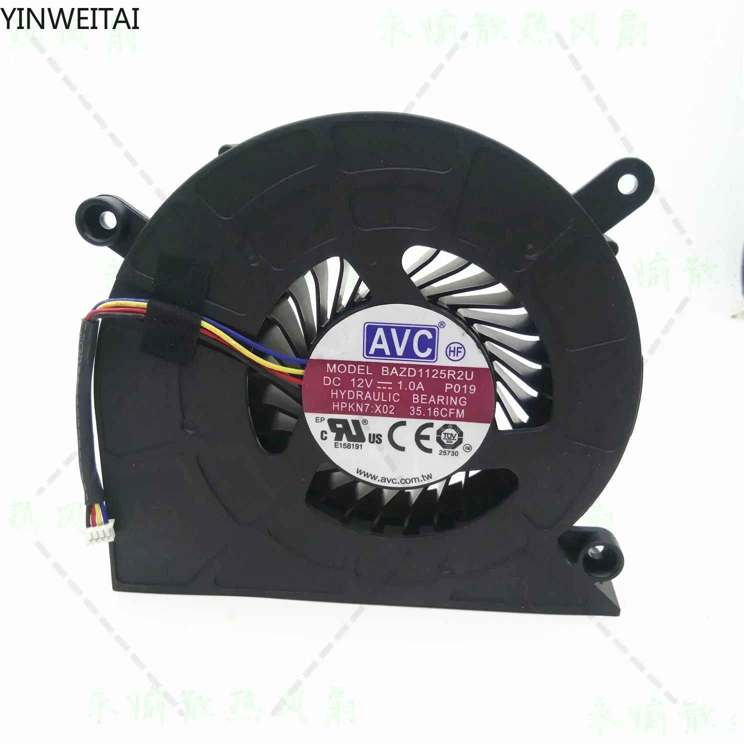 

Fan For DELL RH3C7 BAZD1125R2U HPKN7 PVB120G12N-P01 BAZD1120R2U P015 W46N2 PVB120F12H BAZB1115R2U PMYMW BUC1112HJ-00 PVB120E12H