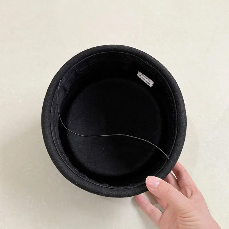 Französisch Wolle Baskenmütze Hut Für Frauen Winter Hüte Klassische Warme Kappe Baskenmütze Damen Beanie Cap Pillbox Hut Kleid Chapeu Sombrero Hombre – Detail 25