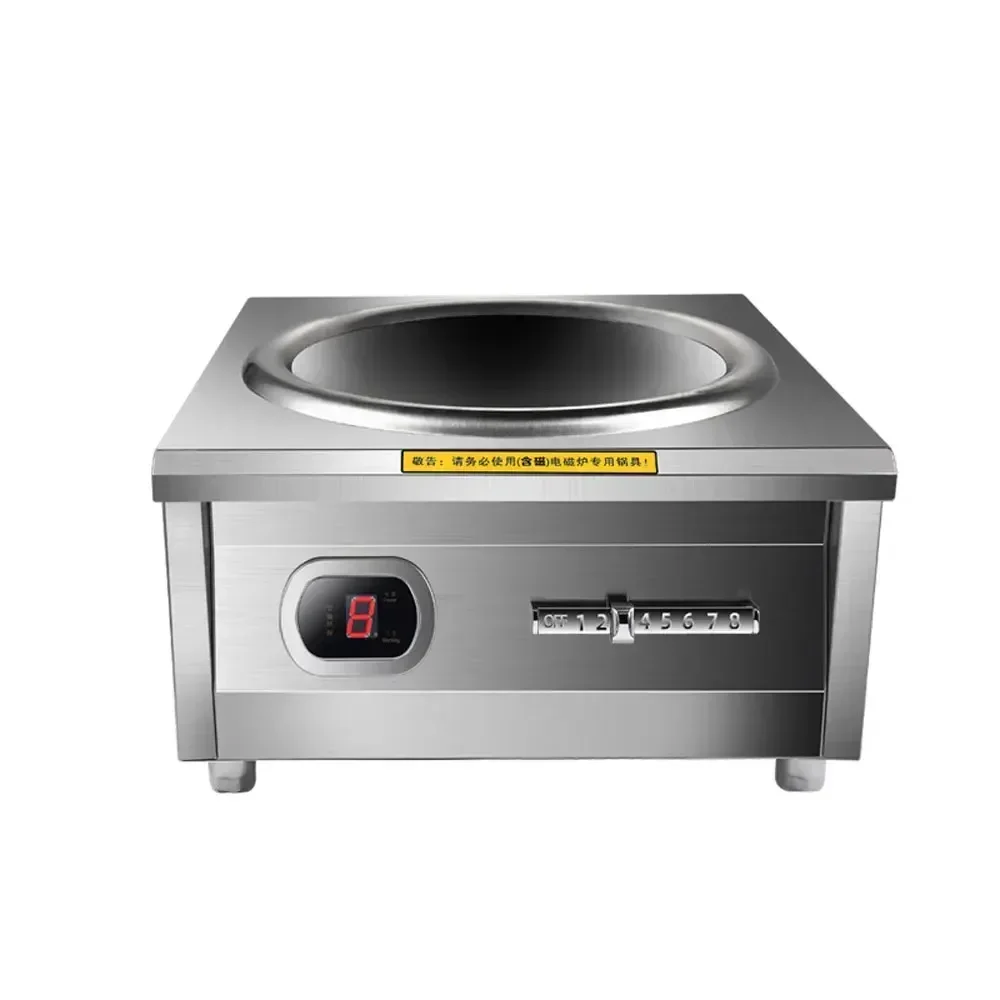 Large Power Commercial Induction Cooker 8000W Flat Concave Electric Hon Induction Cooker Soup Fried Cooking Stove.