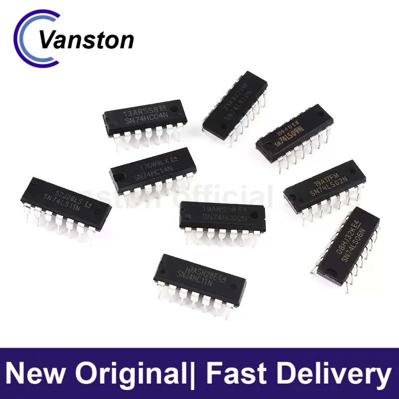 SN74LS00N 74LS02 74LS04 74LS08 74LS20 74LS138 74LS48 74LS32 74LS160 74LS86 74LS192 74LS151 74LS47N In-line DIP14