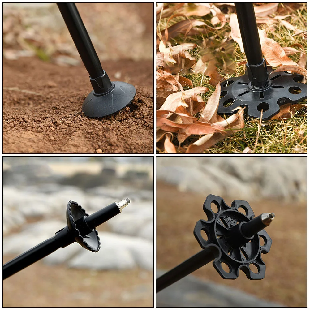 

6Pcs Trekking Pole Accessories Snowflake Disk Tips Walking Stick Pads Mud Snow Support Outdoor Hiking Gear Snow Flake Pad