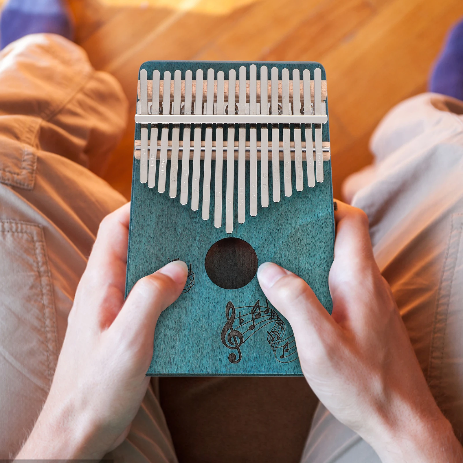 

17 tone Kalimba Thumb Piano Portable Musical Instrument Xylophone Supply Gift Finger Piano Craftsmanship Long Life