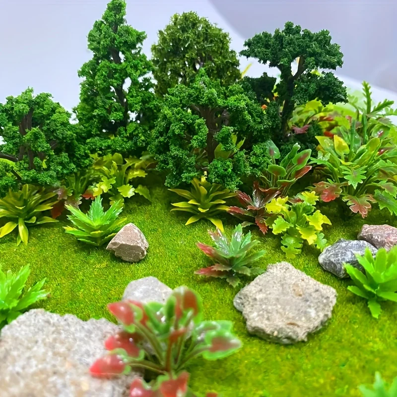 

30pcs Landscaping Flowers Plant Garden Micro Landscape Plant Artificial Landscape Gardening Garden Flower Plant Decoration