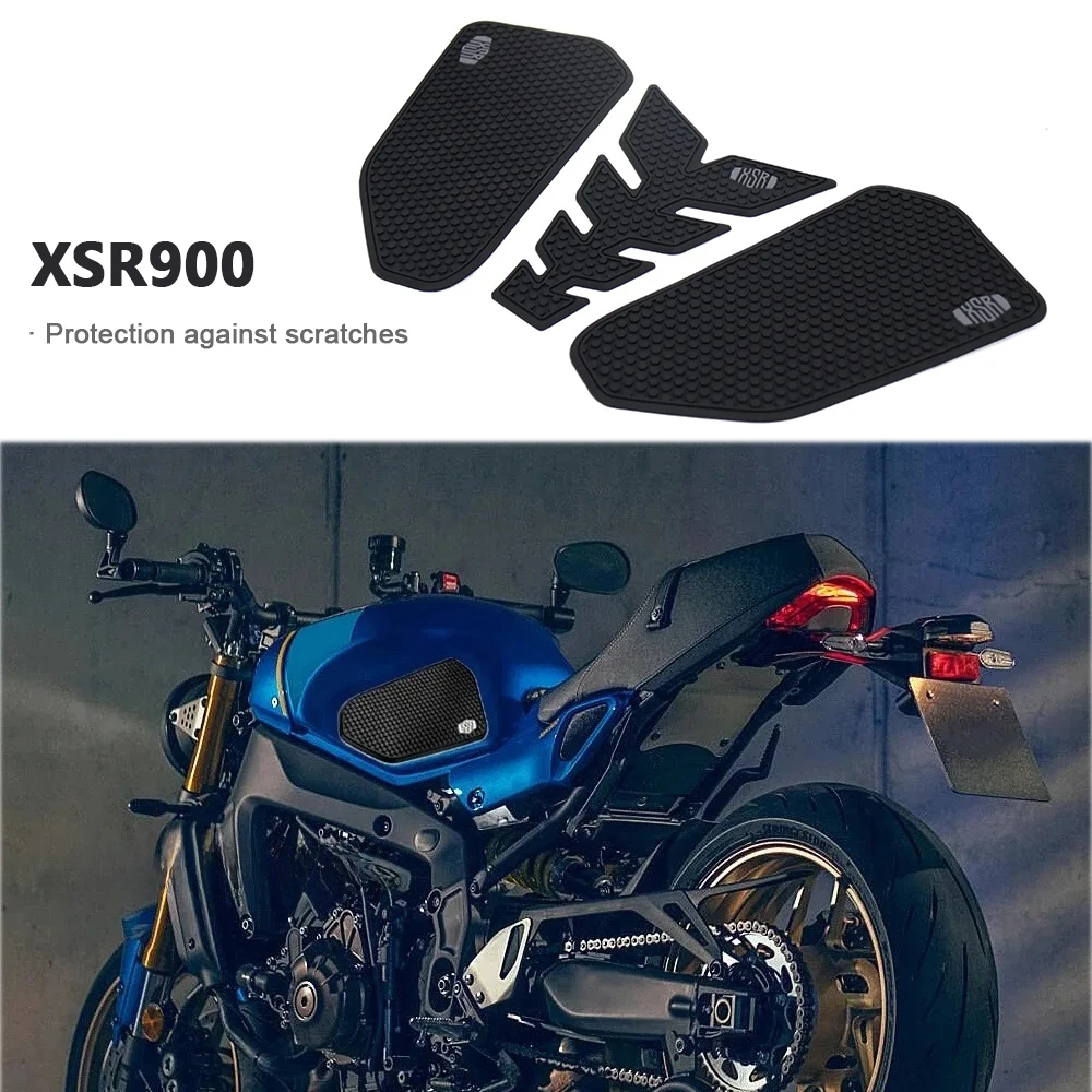 

Мотоциклетные накладки на топливный бак, наколенники, комплект для Yamaha XSR900 XSR 900 xsr900 2022 2023, аксессуары, защитные наклейки, ручки, наклейки