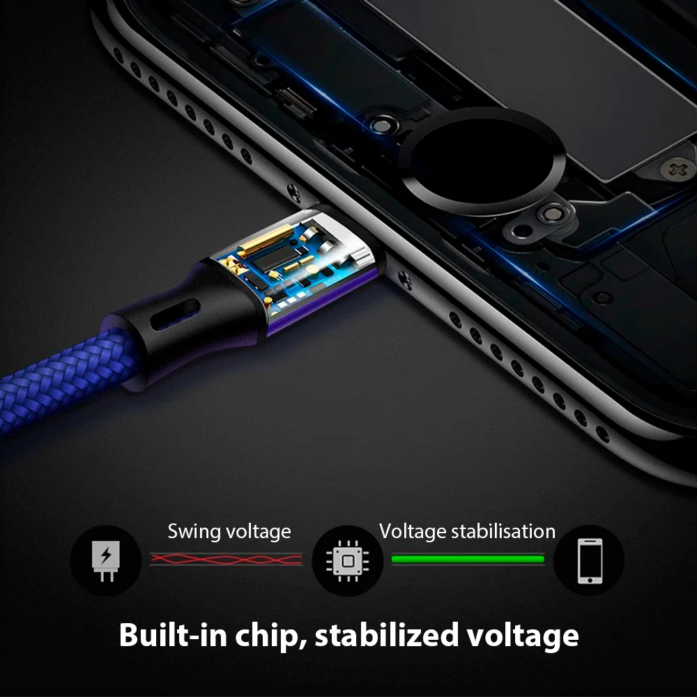 3A Fast Charging USB Cable For iPhone 12 13 14 11 Pro Max 6 7 8 Plus 5 SE Apple iPad Origin Phone Charger Quick Charge Data Cord image 4