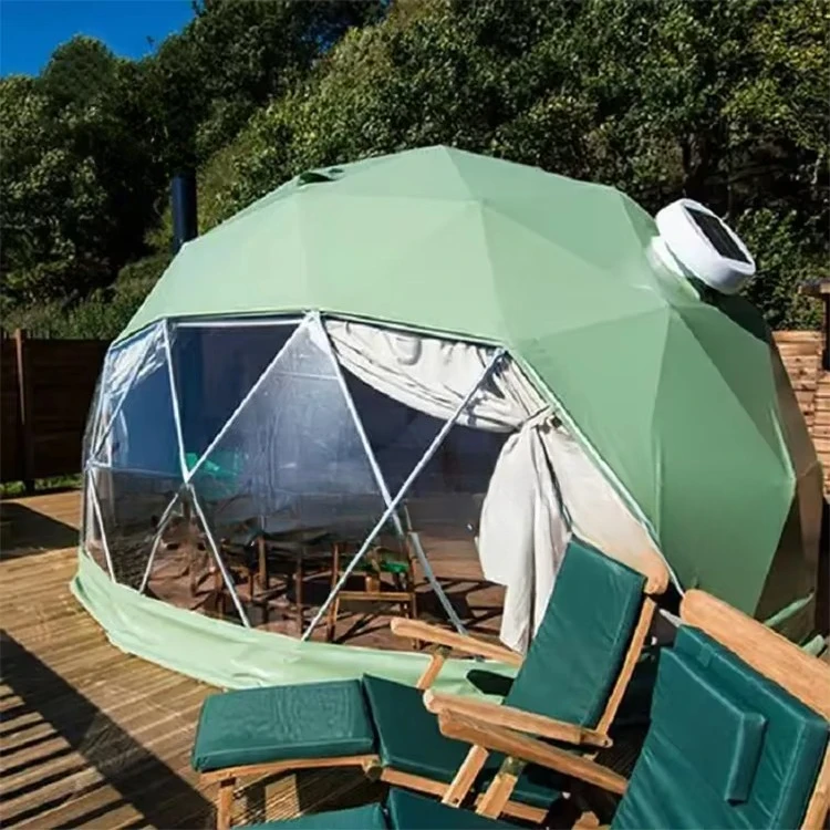 7m Geodesic Dome Camping Tent, Outdoor Shelter House for Family Vacation