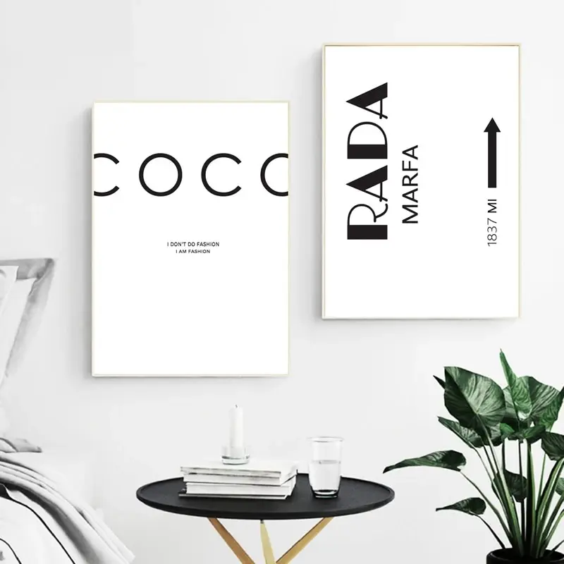 Skandinavisches Minimalistisches Wandkunst-Poster Nordische Dekoration für Wohnzimmer Modische Leinwanddrucke Wohndekor