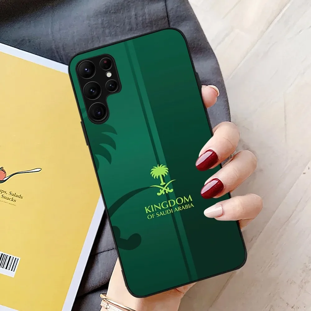 Kingdom of Saudi Arabia Flag Phone Case For Samsung Galaxy S24 S21 10 Plus S22 S30 Note S23 Lite 20 FE Ultra Shell