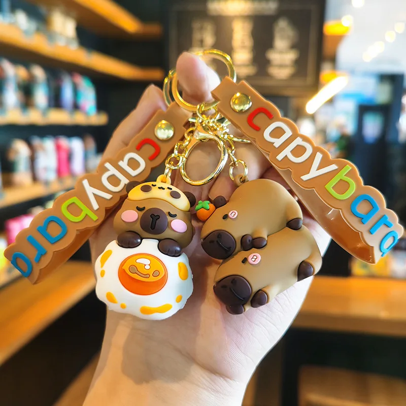 

8th Generation Stacker Duck Orange Capybara Keychain Doll Machine Gift Cartoon Cute Piggy Anime Cartoon Frind Personalized Gifts