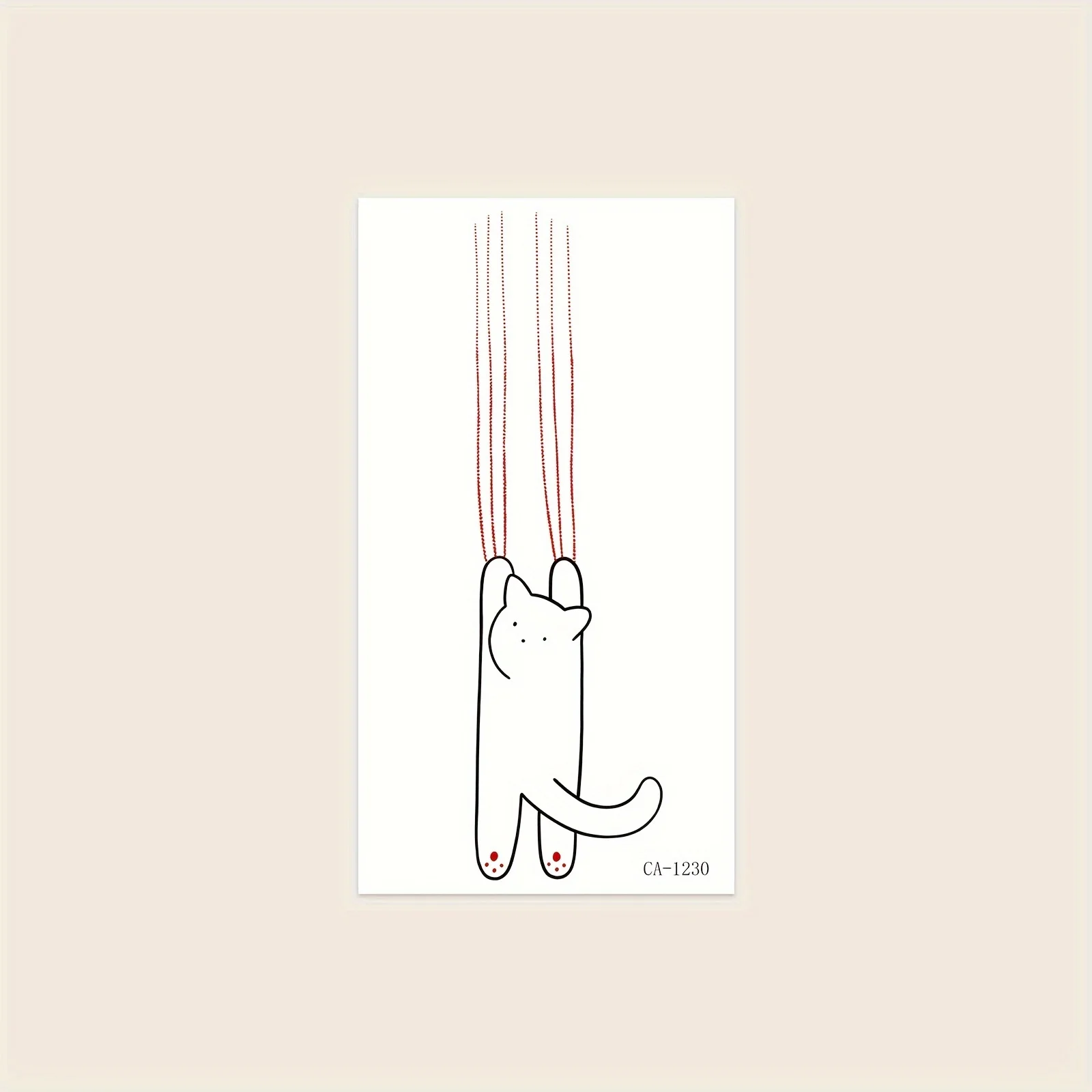 One Temporary Tattoo Sticker For Playful Bear Fashionable And Minimalist Cool Style Easy To Apply Lasting For 1 3 Days Shoulder