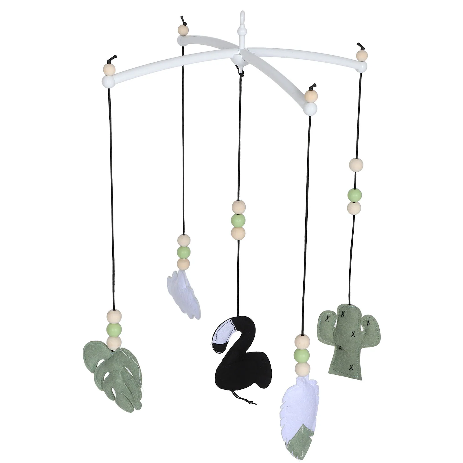 Crib Bell Baby Mobile Wind Chime Toy Bed Wall Decoration Hanger Bassinet Plastic Hanging Rattles Toys