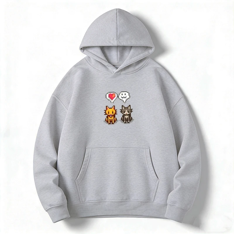 スターデューバレー フード付きスウェットシャツ スターデューバレー グラフィック パーカー パーカー 女性服 漫画 ゲームプレーヤー ギフト 女性用プルオーバー