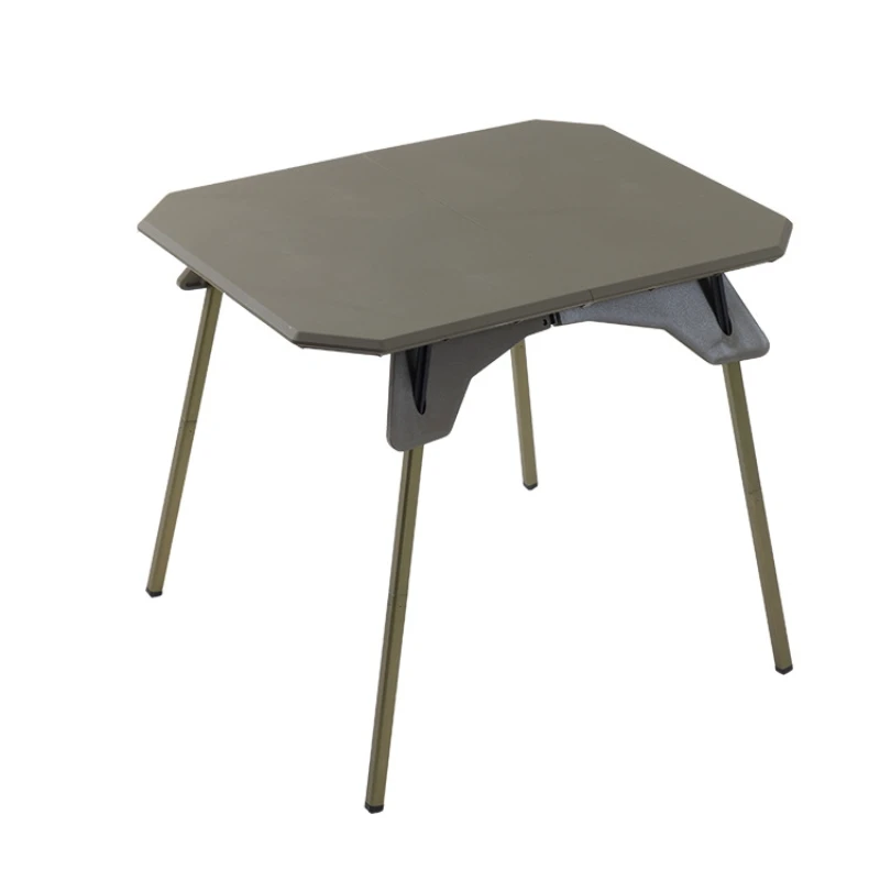 التخييم في الهواء الطلق طاولة بلاستيكية قابلة للطي المحمولة الشواء نزهة الجدول ارتفاع قابل للتعديل للنزهة في الهواء الطلق في الأماكن المغلقة شواء المشي لمسافات طويلة #1