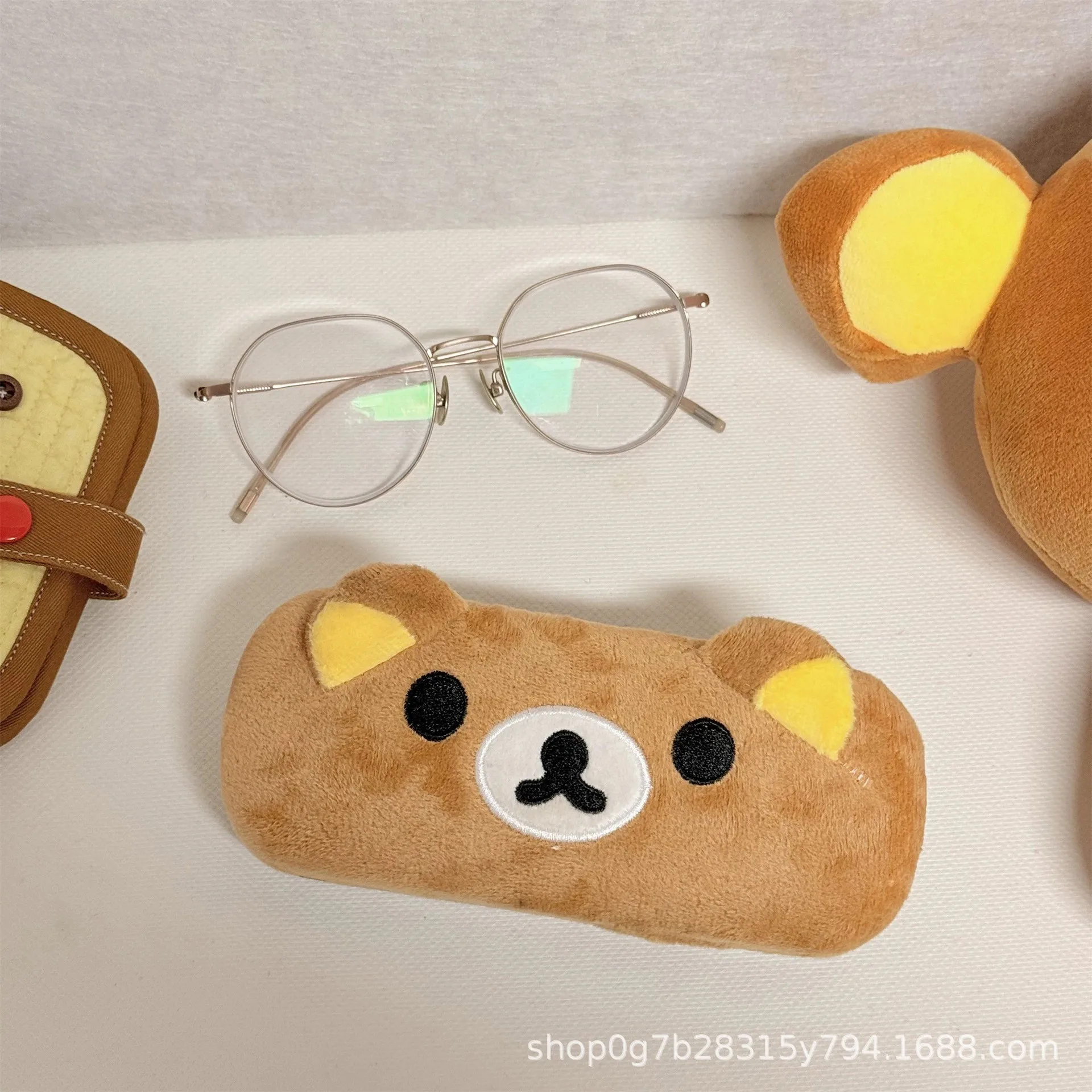 

Редкий плюшевый пенал Rilakkuma в японском стиле, снятый с производства, большой вместимости, для хранения, для студентов, подростков и девочек