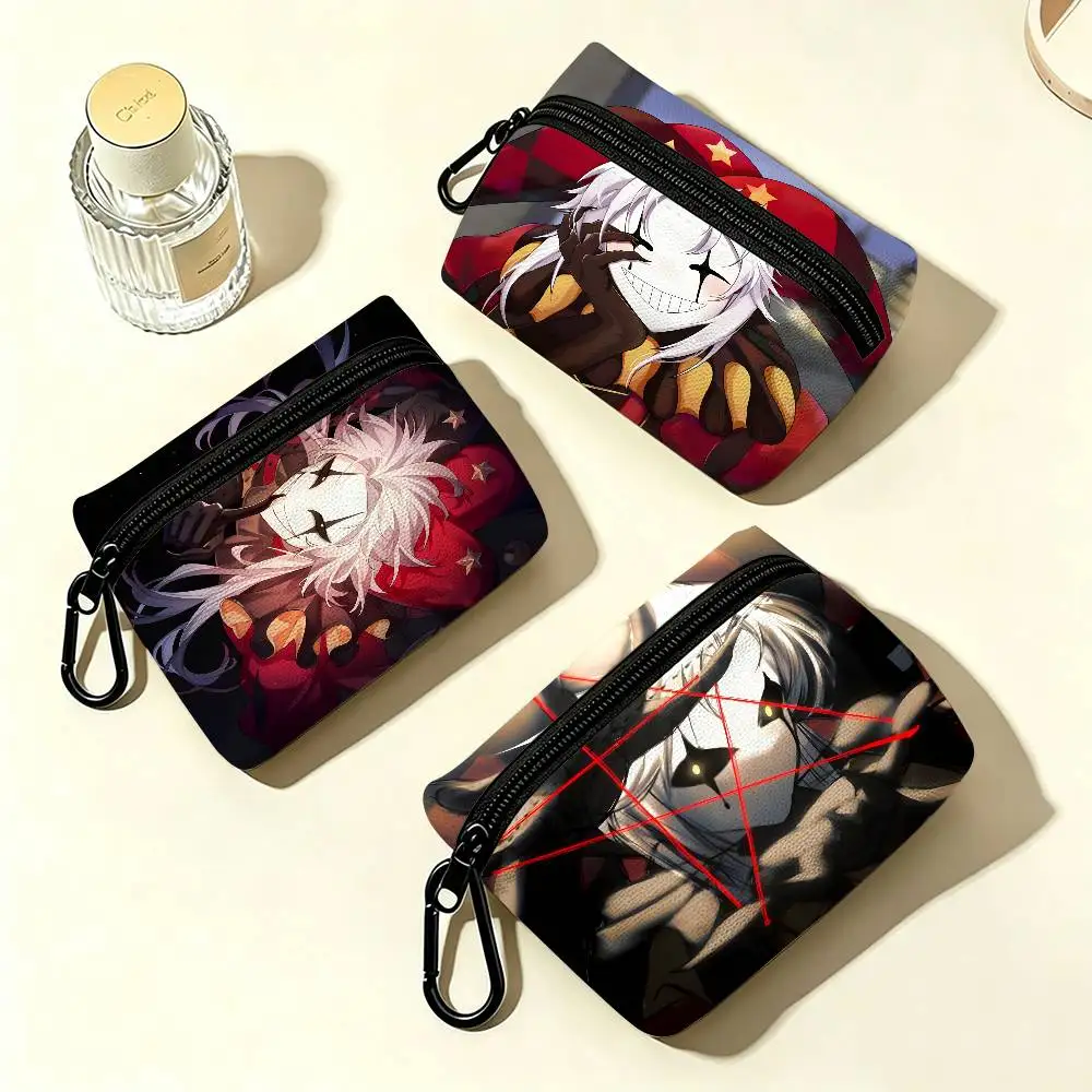 Game The Freak Circus Multifunctional Oxford Cloth Small Pouch With Hook Mini Coin Wallet Earbud Storage Bag