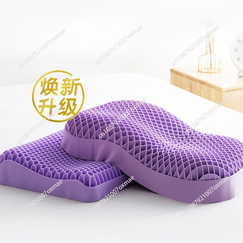 ペクチンtpe枕-首の保護-無圧枕-通気性のある翼付き-睡眠を助けるラテックス