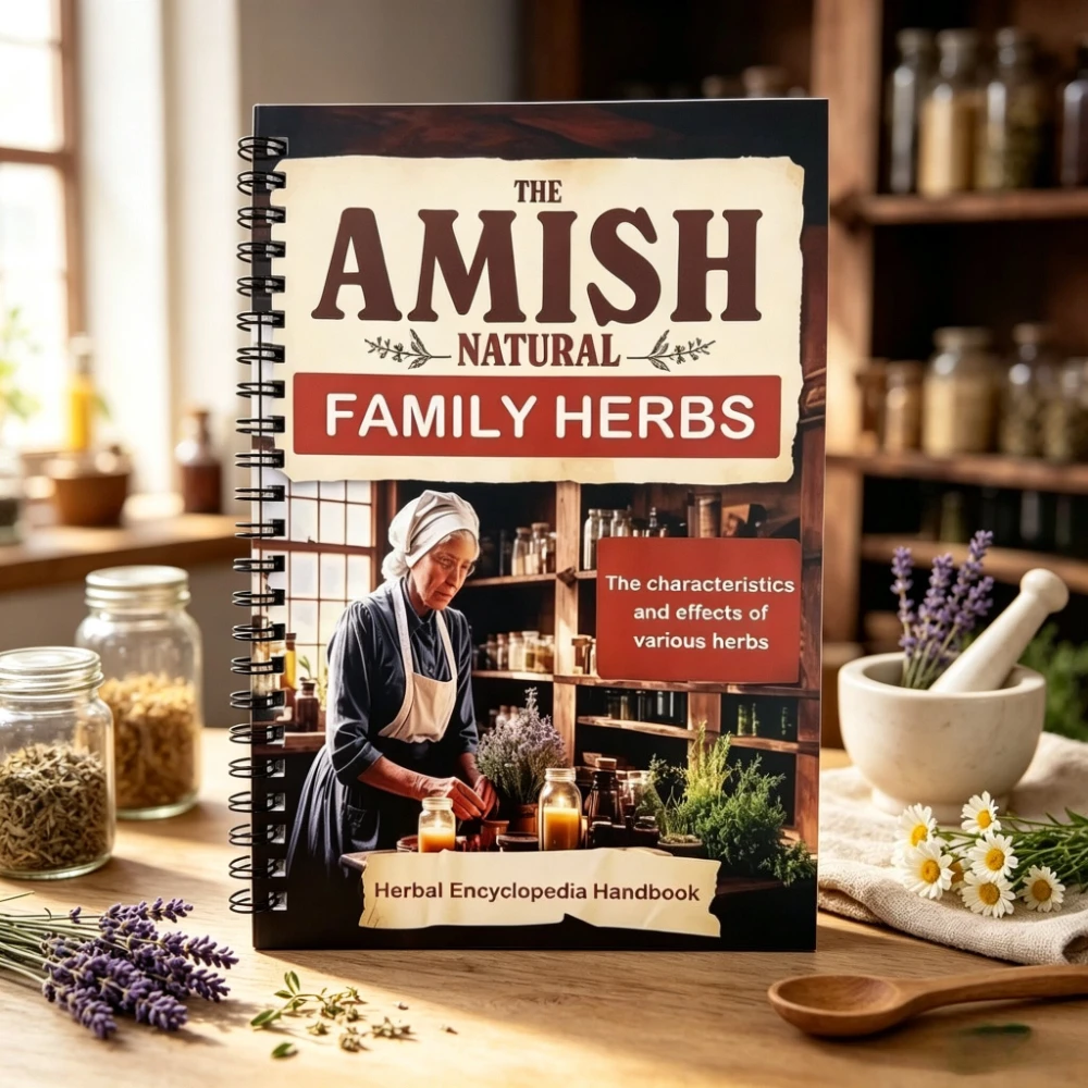The Amish Natural Family Herbs - Amish Traditional Herbal Knowledge - Family Herbal Identification and Application Manual