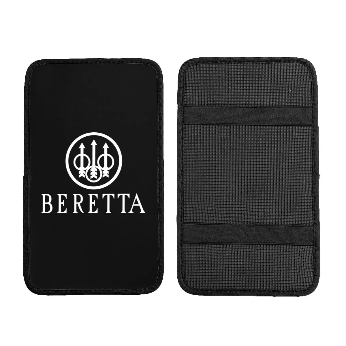 Custom Beretta Car Armrest Box Pad Anti-Slip Military Gun Lover Car Interior Accessories Cushion Pad Universal Style