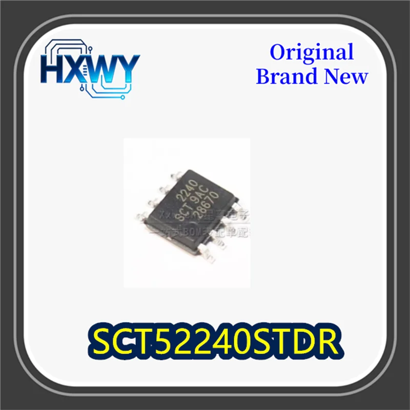 

(10/100 pieces) SCT52240STDR Gate Driver IC Chip Silkscreen 2240 SOP-8 Brand New In Stock Fast Shipping