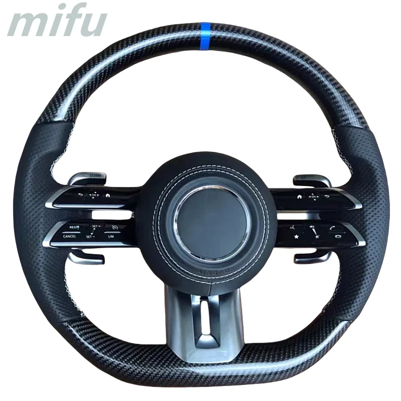 For Mercedes AMG steering wheel GLE450 GLB200 GLK300 GLC200 W221 GLS450 G63 C180 W204 B200 C200 E200 G500 S320 S400 S450 handle