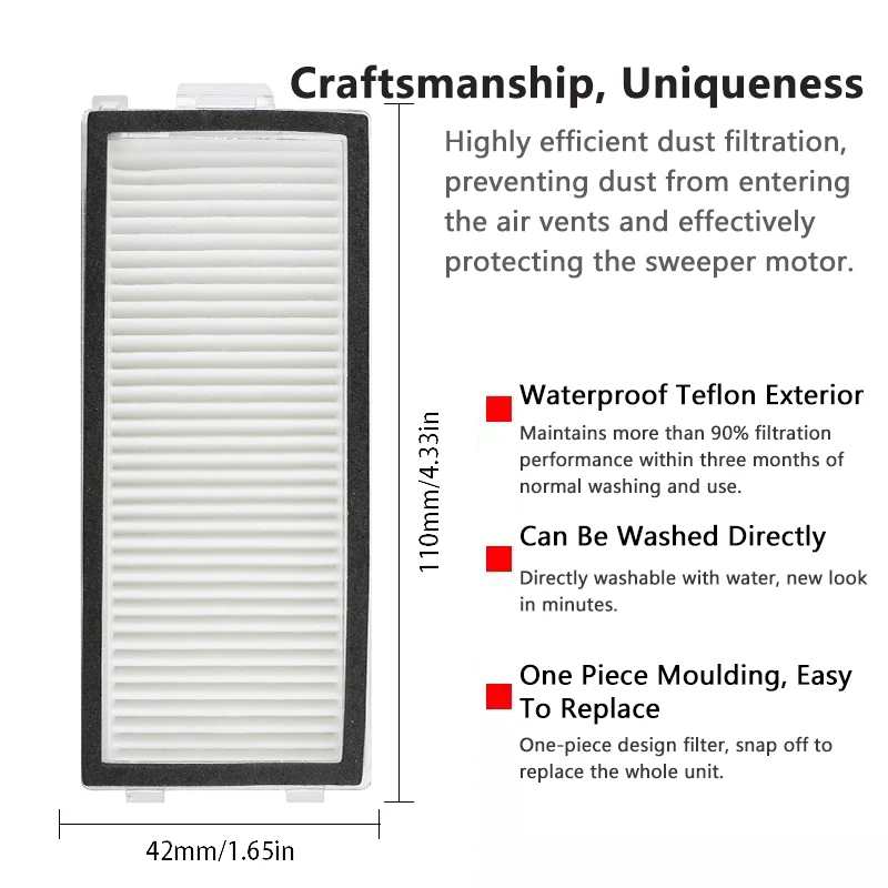 بدائل V20 P10S PRO ممسحة خرقة فرشاة جانبية فلتر Hepa ملحقات منزلية لـ Roborock Qrevo Master مكنسة كهربائية روبوتية ذكية