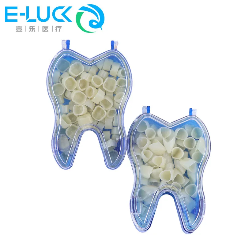 50pcs/box Dental Temporary Crown Kit Anterior Front Molar Posterior Teeth Veneers Dentistry Tooth Materials