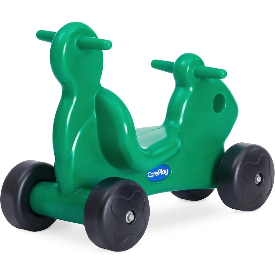 Giocattolo push & ride-on scoiattolo 2 in 1, uso interno ed esterno, sedile a basso profilo, consigliato per bambini fino a 50 libbre, Constr durevole